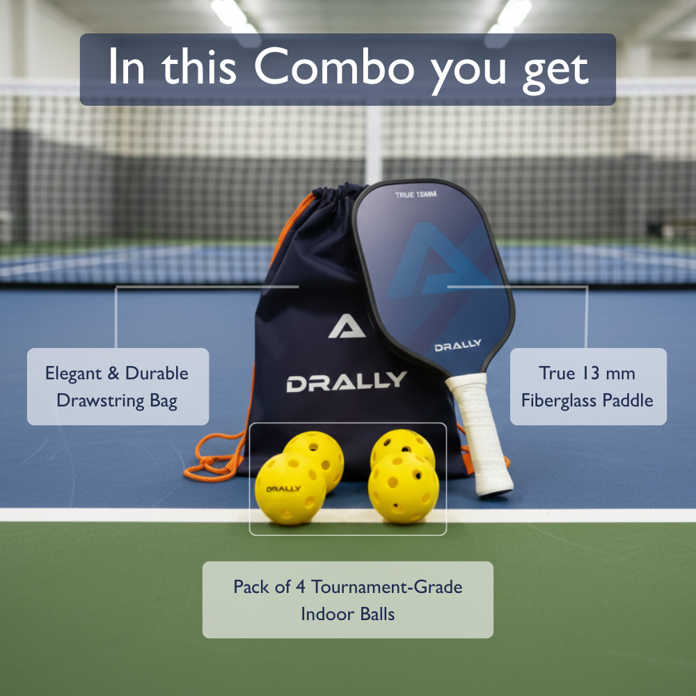 DRALLY Pickleball 13mm Combo