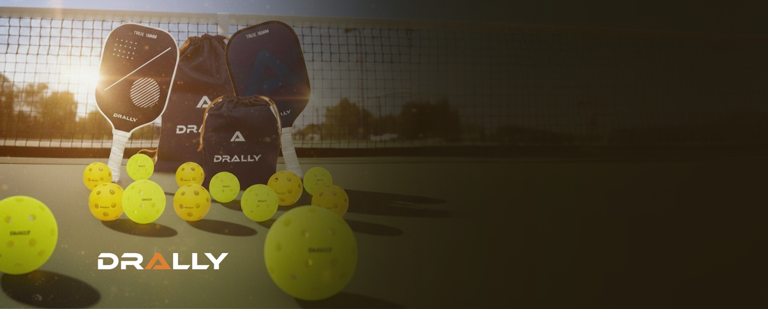 Choose DRALLY 13mm Fiberglass Paddle - ideal for aggressive fast play