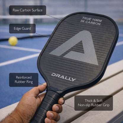 DRALLY 3K Carbon Pickleball Paddle