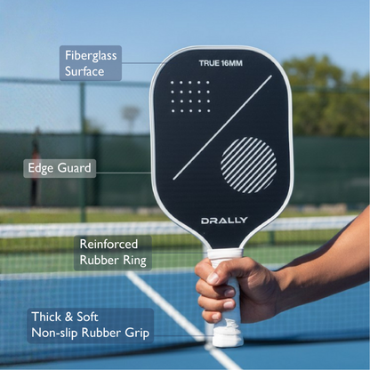 DRALLY Pickleball 16mm Combo
