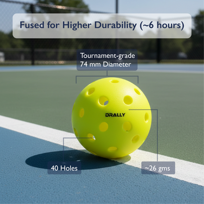 DRALLY Pickleball 16mm Combo