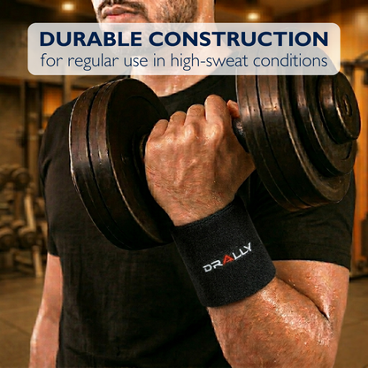 DRALLY 5 Inch Wrist Band Combo