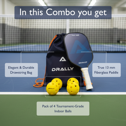 DRALLY Pickleball 13mm Combo