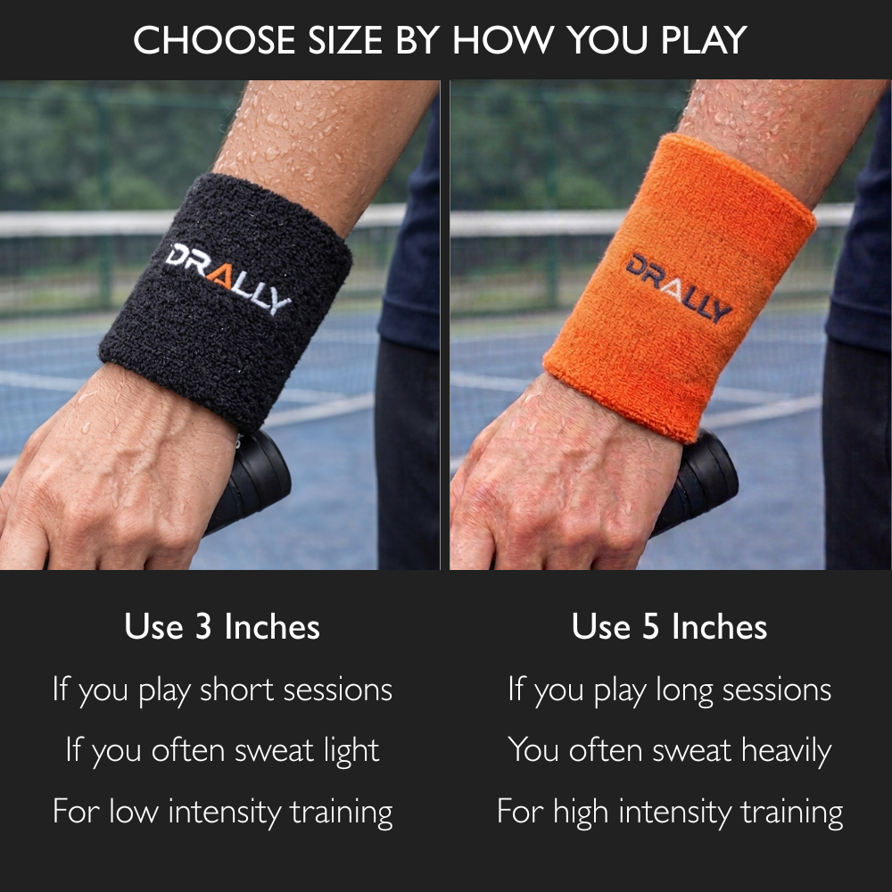 DRALLY 5 Inch Wrist Band Combo